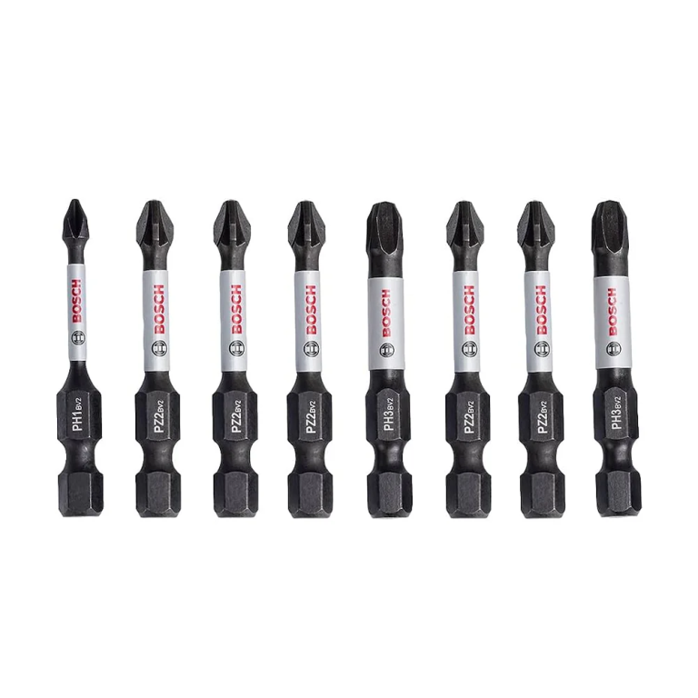 Bộ 8 đầu vặn vít Impact Control 50mm PH1, PH2 (3x), PH3, PZ2 (2x), PZ3
